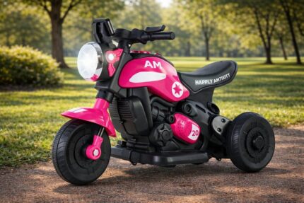 Mini Moto Elétrica Infantil Daily Rosa UNITOYS Brinquedos Segura Divertida para Crianças