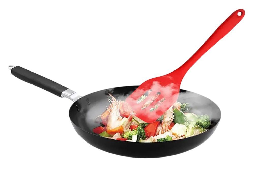 Kit Utensílios de Cozinha Silicone 5 Peças Sortido Resistente Antiaderente - Imagem 6