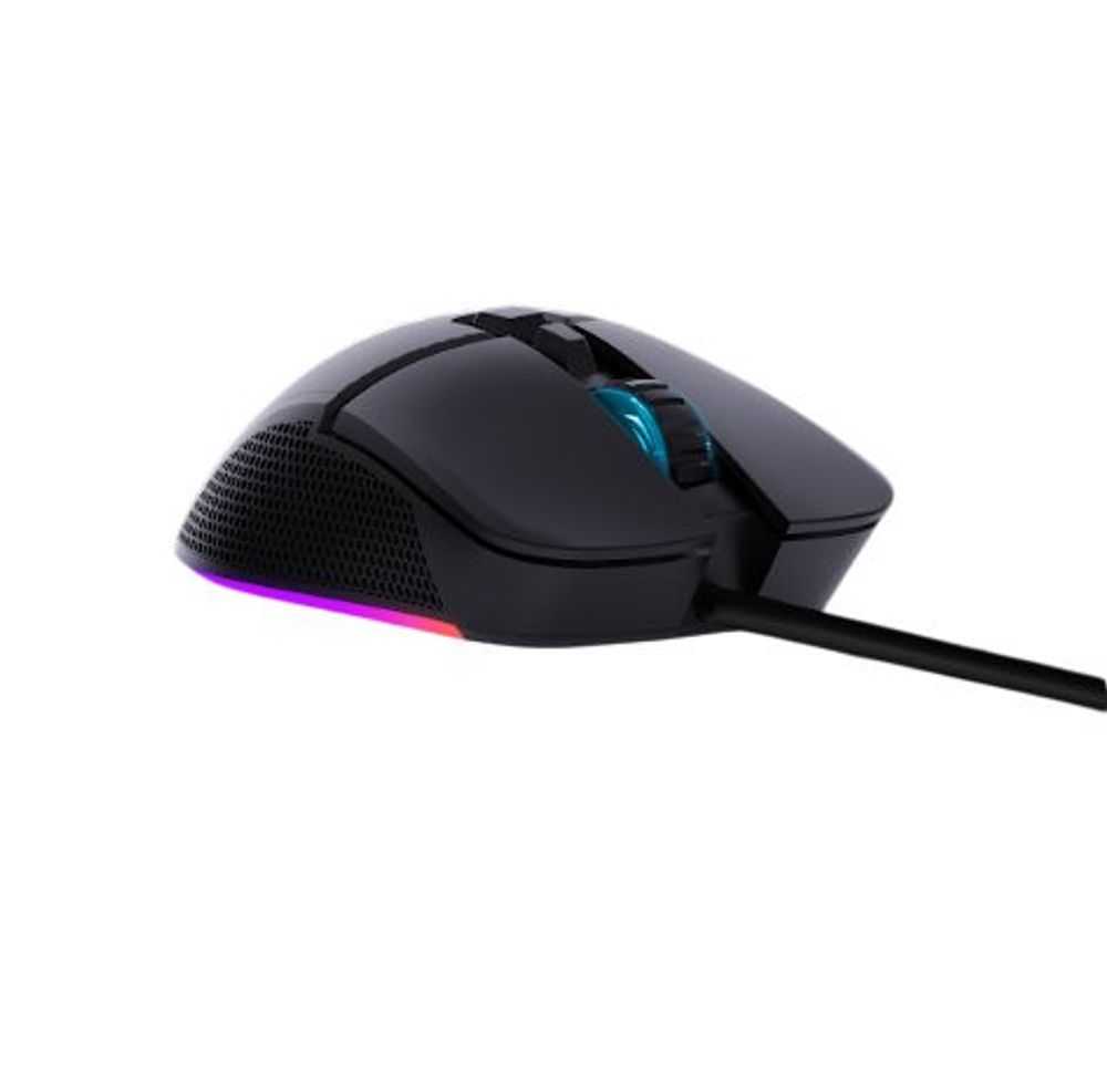 Mouse Óptico com Fio para Computador Modelo USB Preto 1600 DPI Conforto e Precisão - Imagem 4
