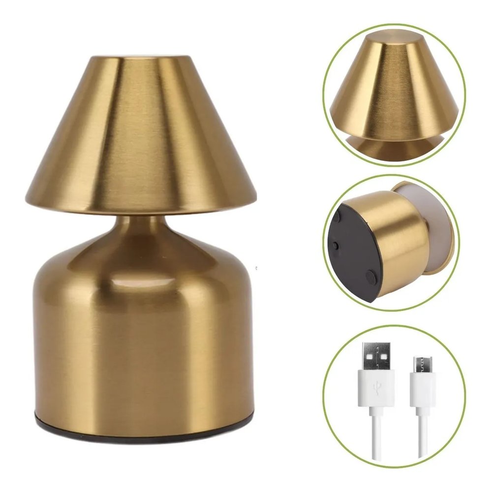 Mini Luminária de Mesa USB Modelo Portátil Sortida Luz LED Ajustável para Escritório e Estudo - Imagem 3