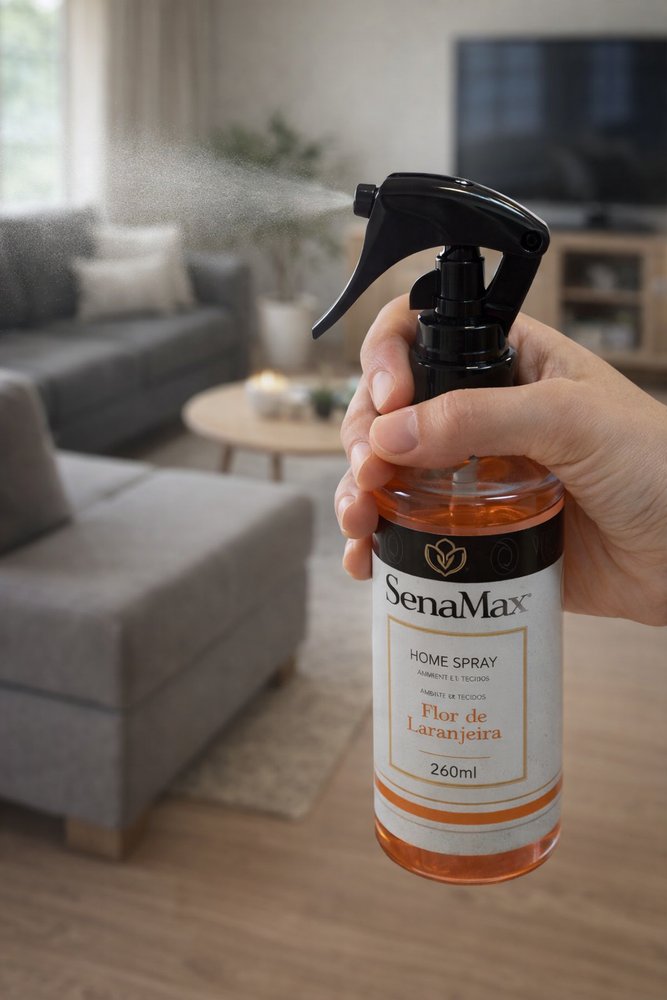 Spray Para ambientes e tecidos Flor de laranjeira 260ml - Laranja - Imagem 5