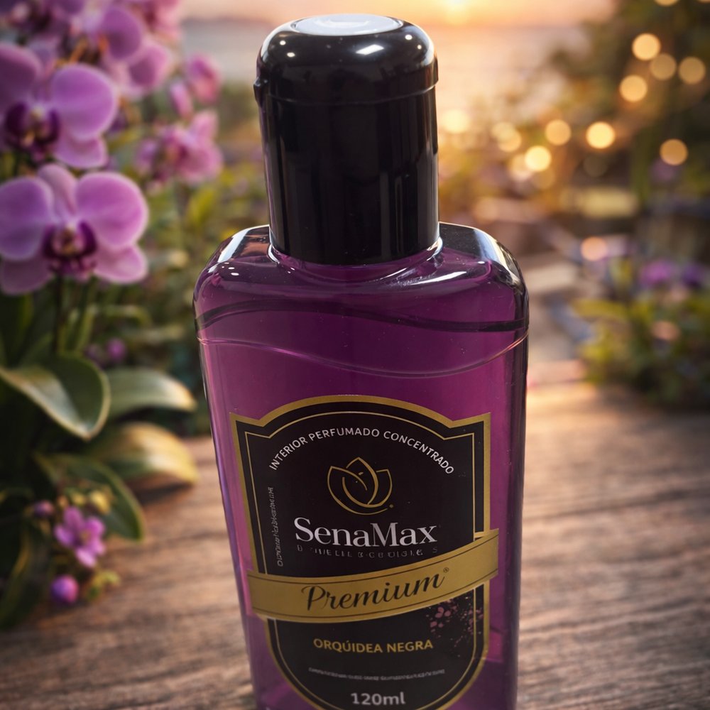 Limpador Perfumado Aroma Intenso orquídea negra Premium 120ml - Imagem 3