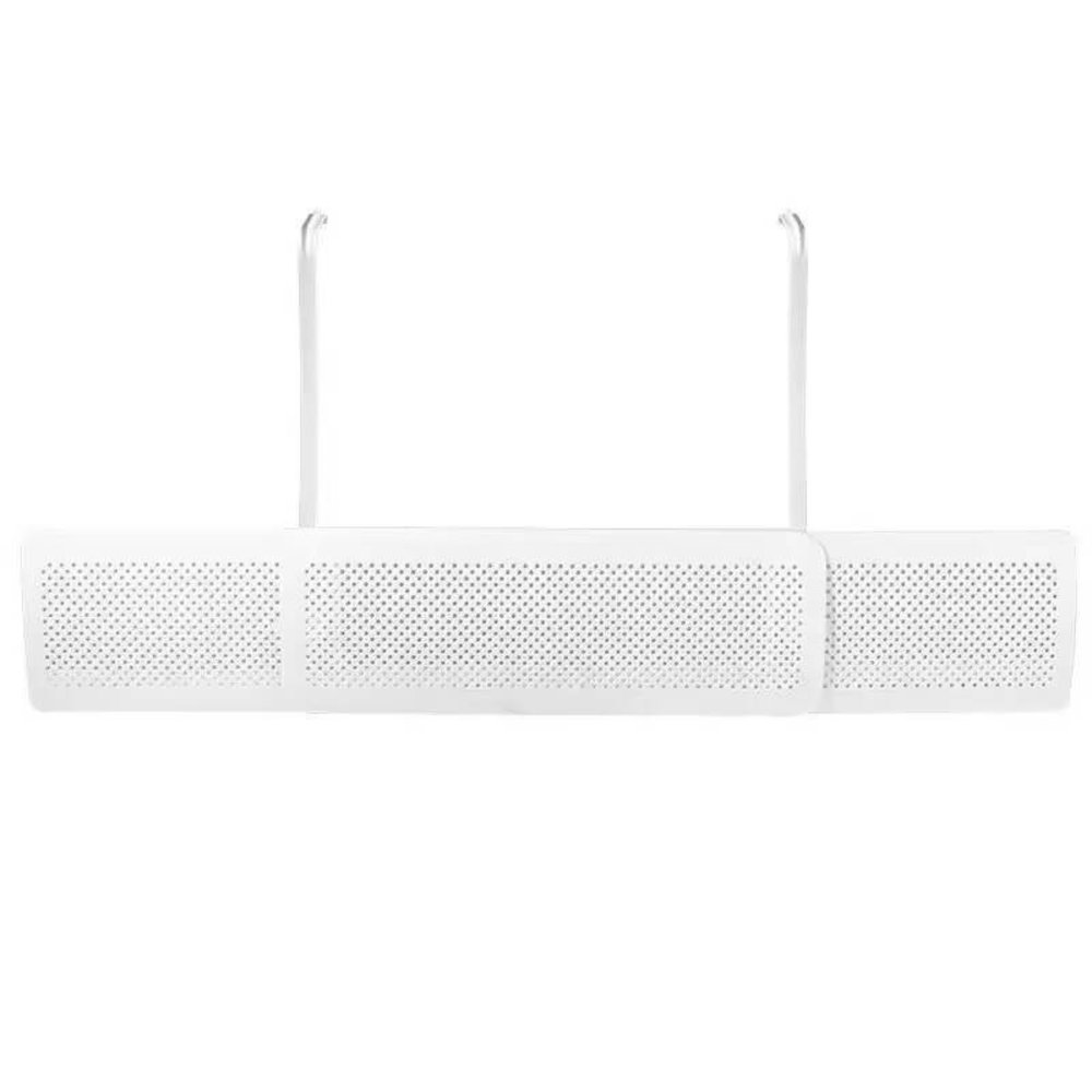 Defletor Suporte Para Ar Condicionado Modelo Ajustável Branco Resistente Ventilação Econômica - Imagem 3