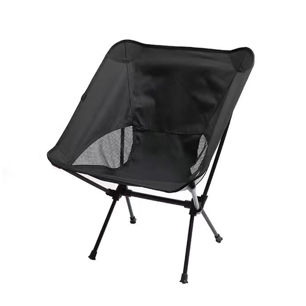 Cadeira para Camping Portátil Dobrável Sortida com Estrutura de Aço e Bolsa de Transporte