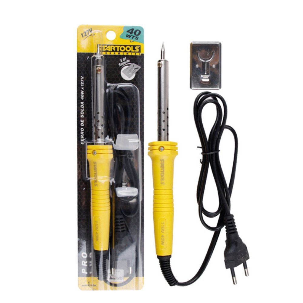 Ferro de Solda 40W 127V Profissional Ponta de Cobre Rápido Aquecimento Compacto - Imagem 2