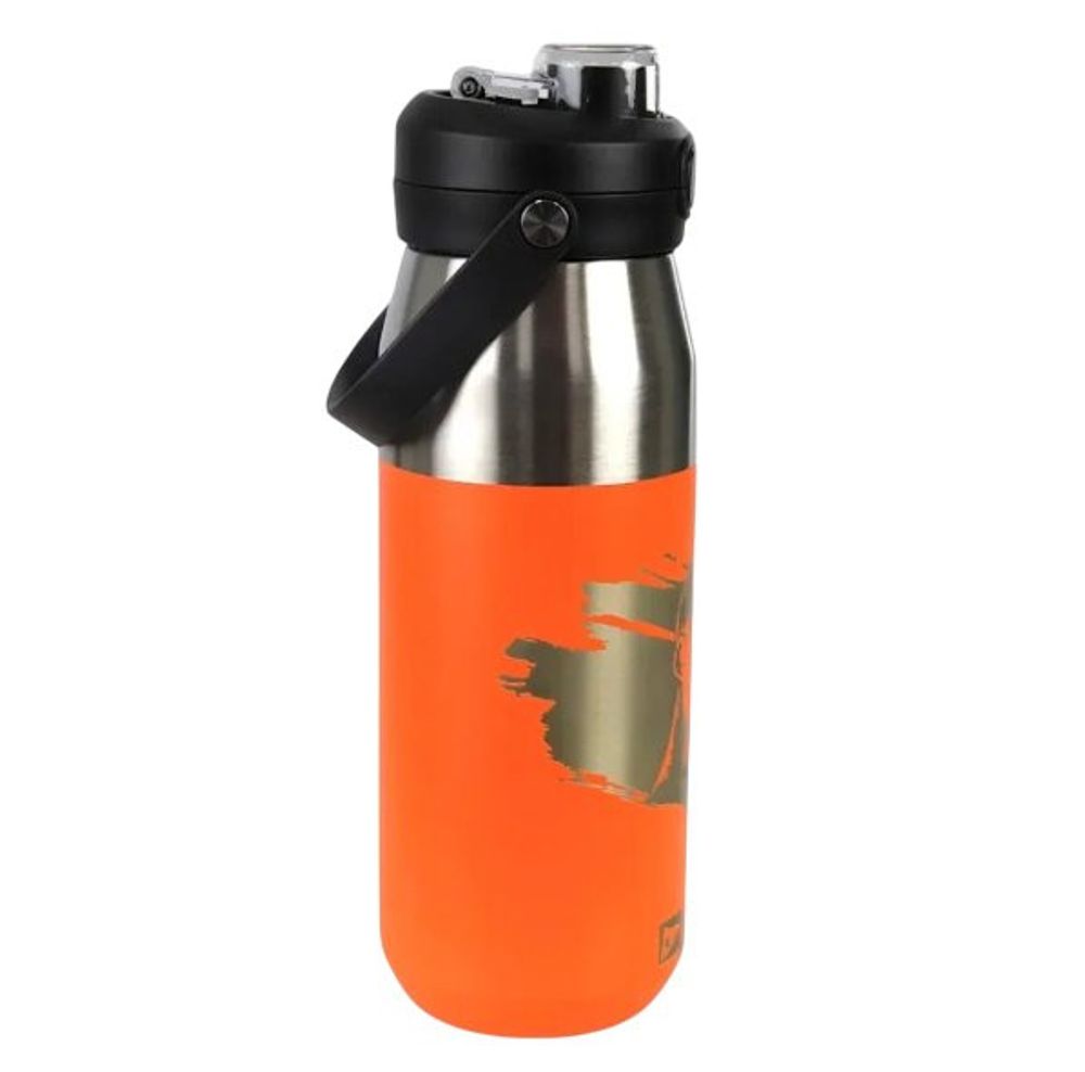 Garrafa Térmica Inoxidável AHU Legendários 750ml Laranja Isolamento Térmico Alta Durabilidade - Imagem 6