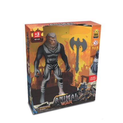 Brinquedo Infantil Super Herói Animal War Figuras de Ação 15cm Resistente para Crianças