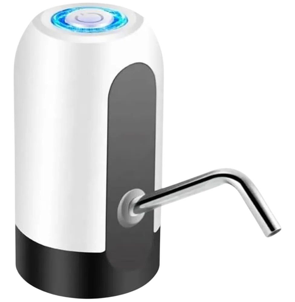 Bomba Recarregável para Galão de Água Elétrica USB Portátil 600ml/min Água Mineral Residencial e Escritório - Imagem 2