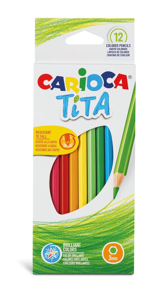 Kit 24 Lápis de Cor Com Borracha - Imagem 2