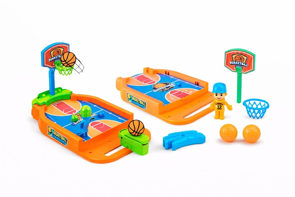 Jogo Basquete Mesa Catapulta Lançador Bolinha Brinquedo - Imagem 2