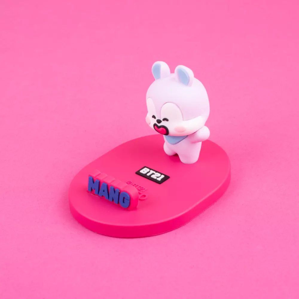 Suporte de Telefone para Mesa Ajustável Rosa Antideslizante Ideal para Celular até 7 Polegadas - Imagem 6