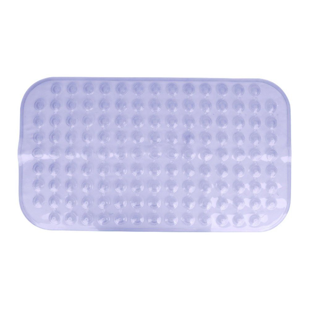 Tapete para Box Retangular Antiderrapante 70x100cm Cinza Lavável e Resistente