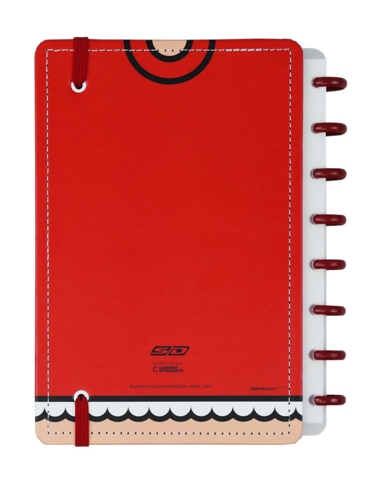 Caderno Inteligente SD Mônica Pequeno 80 Folhas - Vermelha - Imagem 2