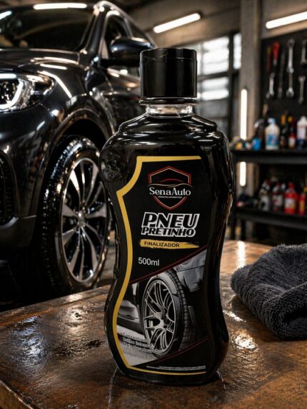 Finalizador automotivo para pneus 500ml - Preta