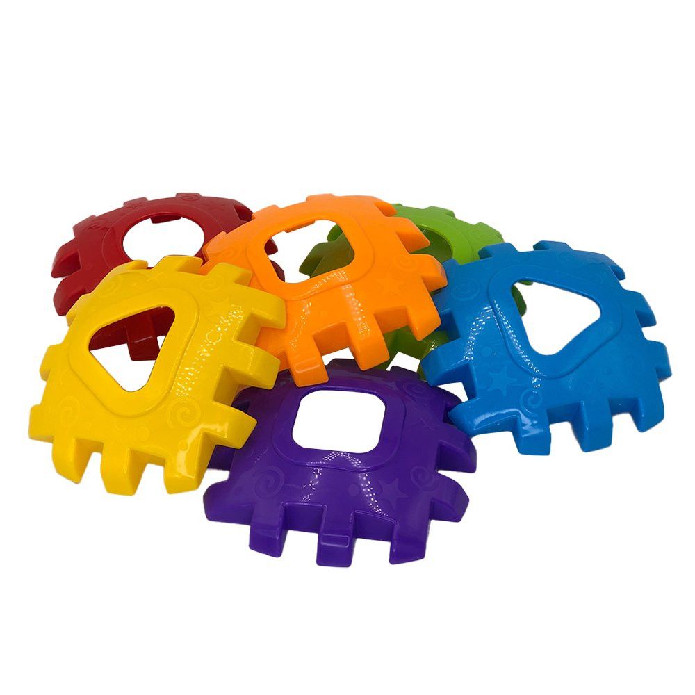 Cubo Didático Monta e Desmonta 3 Peças Encaixe Colorido Educativo Infantil - Imagem 2