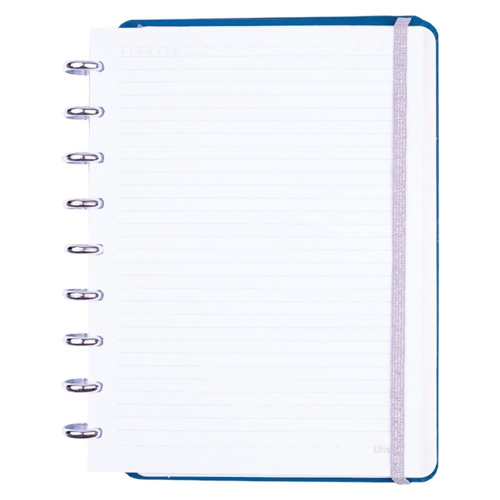 Caderno Capa Dura Listral Azul Grande G Disco Reposicionável - Imagem 3