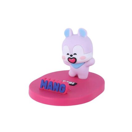 Suporte de Telefone para Mesa Ajustável Rosa Antideslizante Ideal para Celular até 7 Polegadas