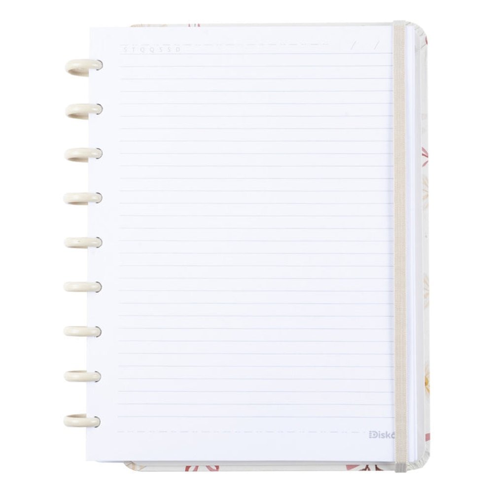Caderno Disko Laços Capa Dura Disco Reposicionável Médio M - Imagem 5