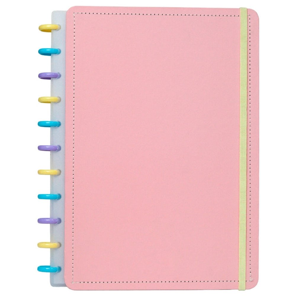 Caderno Disko Tutti Frutti Grande G Capa Dura Disco Reposicionável Escolar