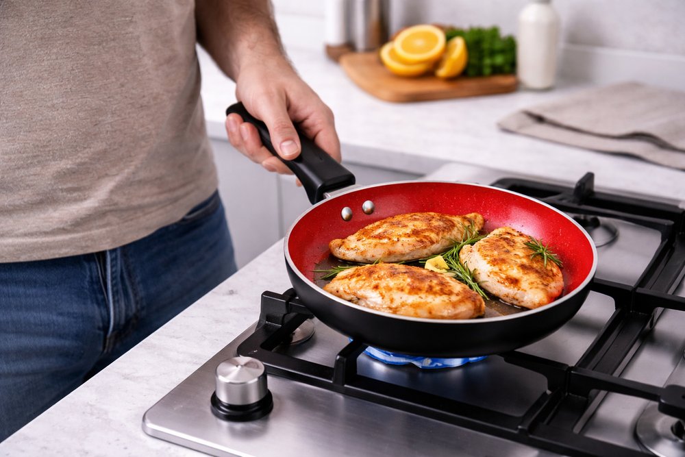 FRIGIDEIRA REVEST CERAM MAX CHEF BLACK RED 22cm - Imagem 3
