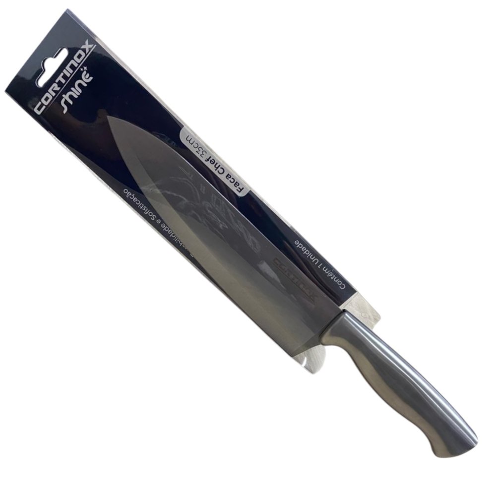 Faca Chef Shine 33 cm em Aço Inox - Imagem 4