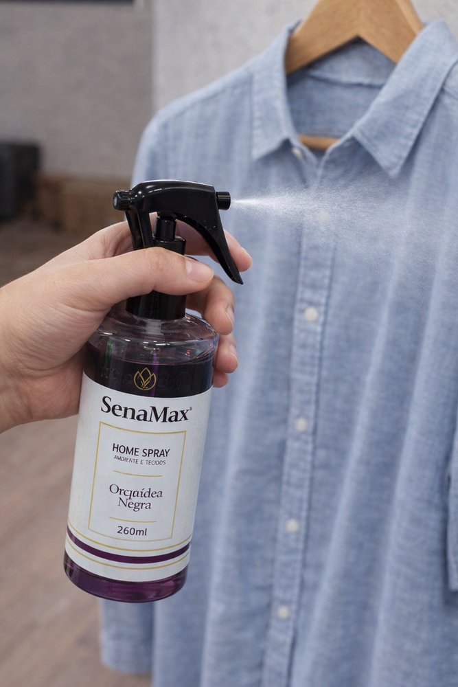 Spray Para ambientes e tecidos Orquídeas Negras 260ml - Roxa - Imagem 7
