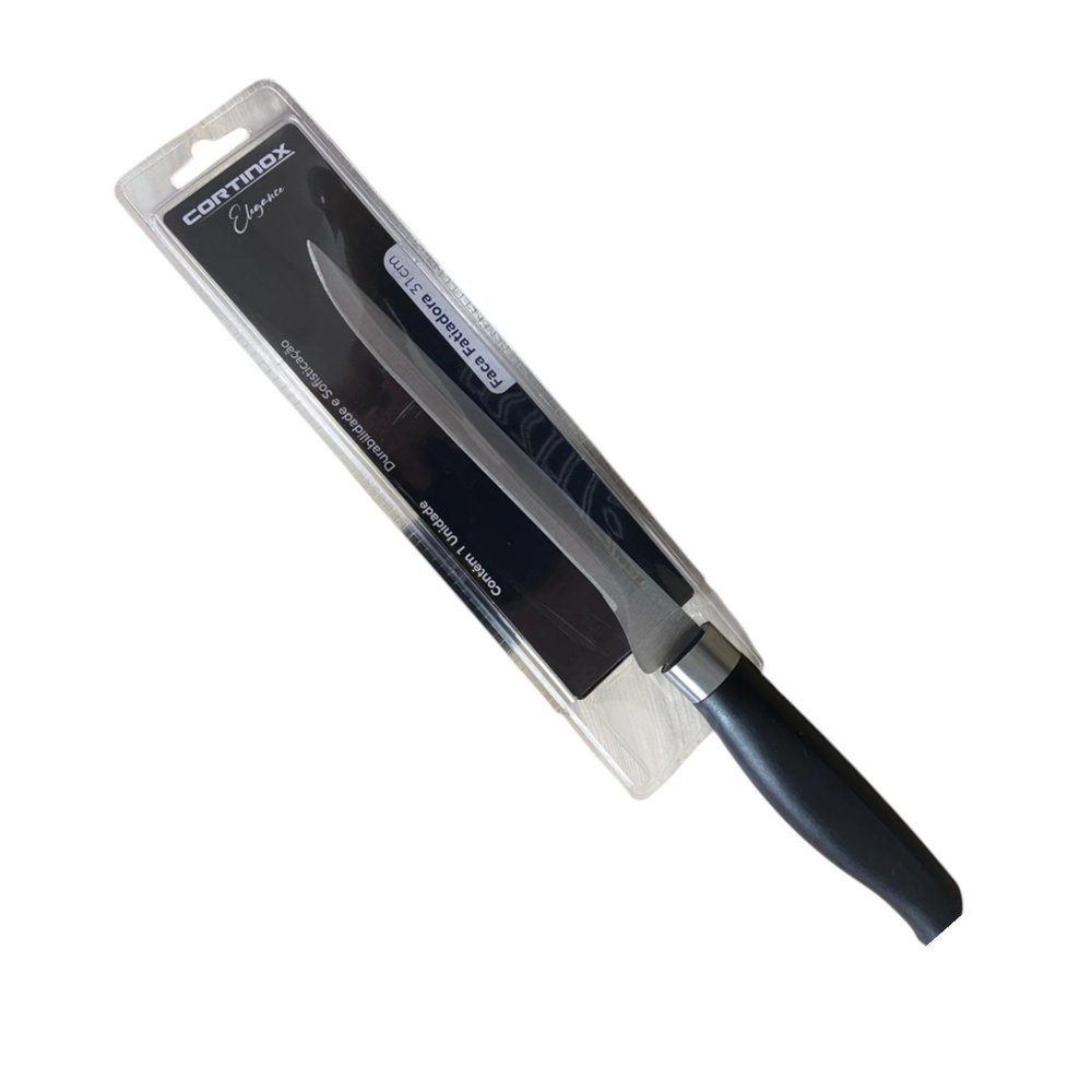 Faca Fatiadora Cortinox Elegance 31 cm Aço Inox Cabo Antiderrapante Cozinha - Imagem 2