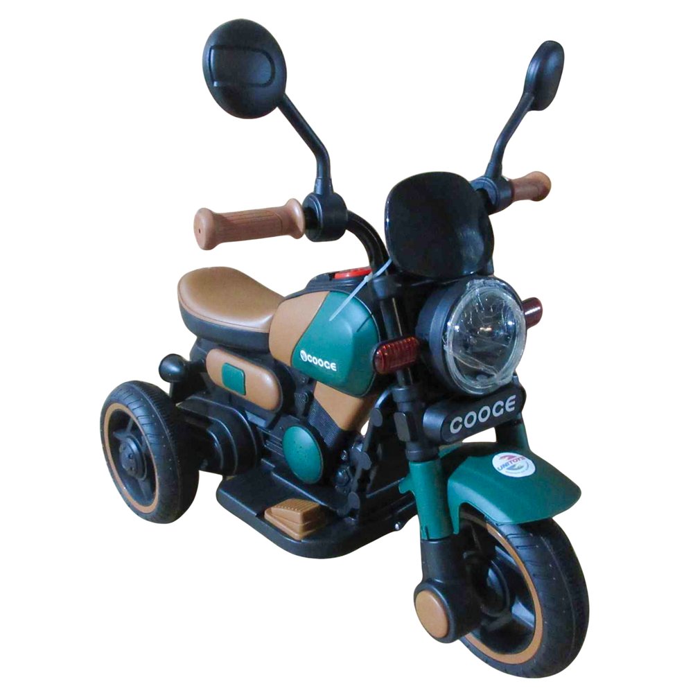 Moto Elétrica Infantil Prime Retrô - Verde - Imagem 2