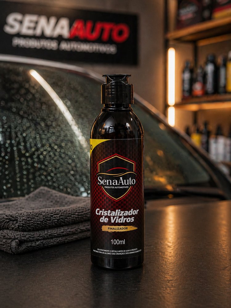 Cristalizador de Vidros Senalandia 100ml Produto para Limpeza e Proteção Automotiva e Residencial - Imagem 4