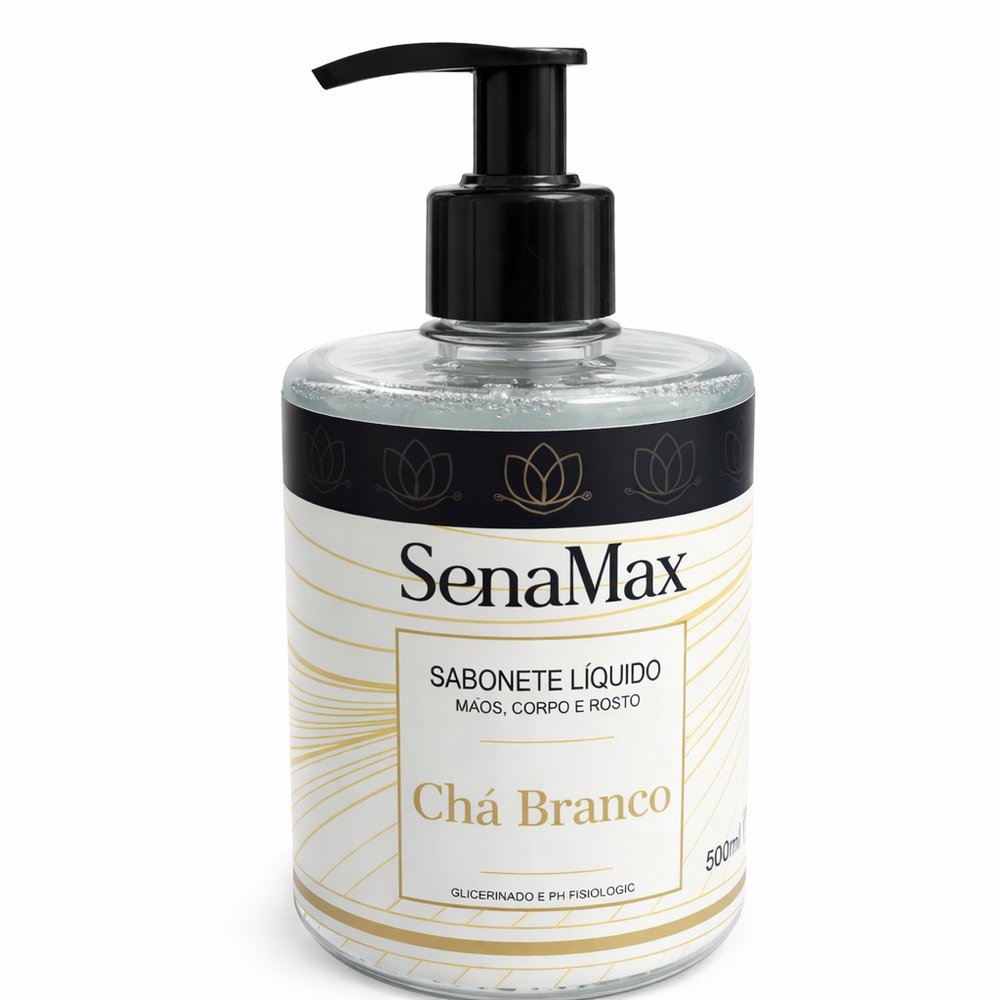 Sabonete liquido Chá branco 500ml - Transparente - Imagem 6