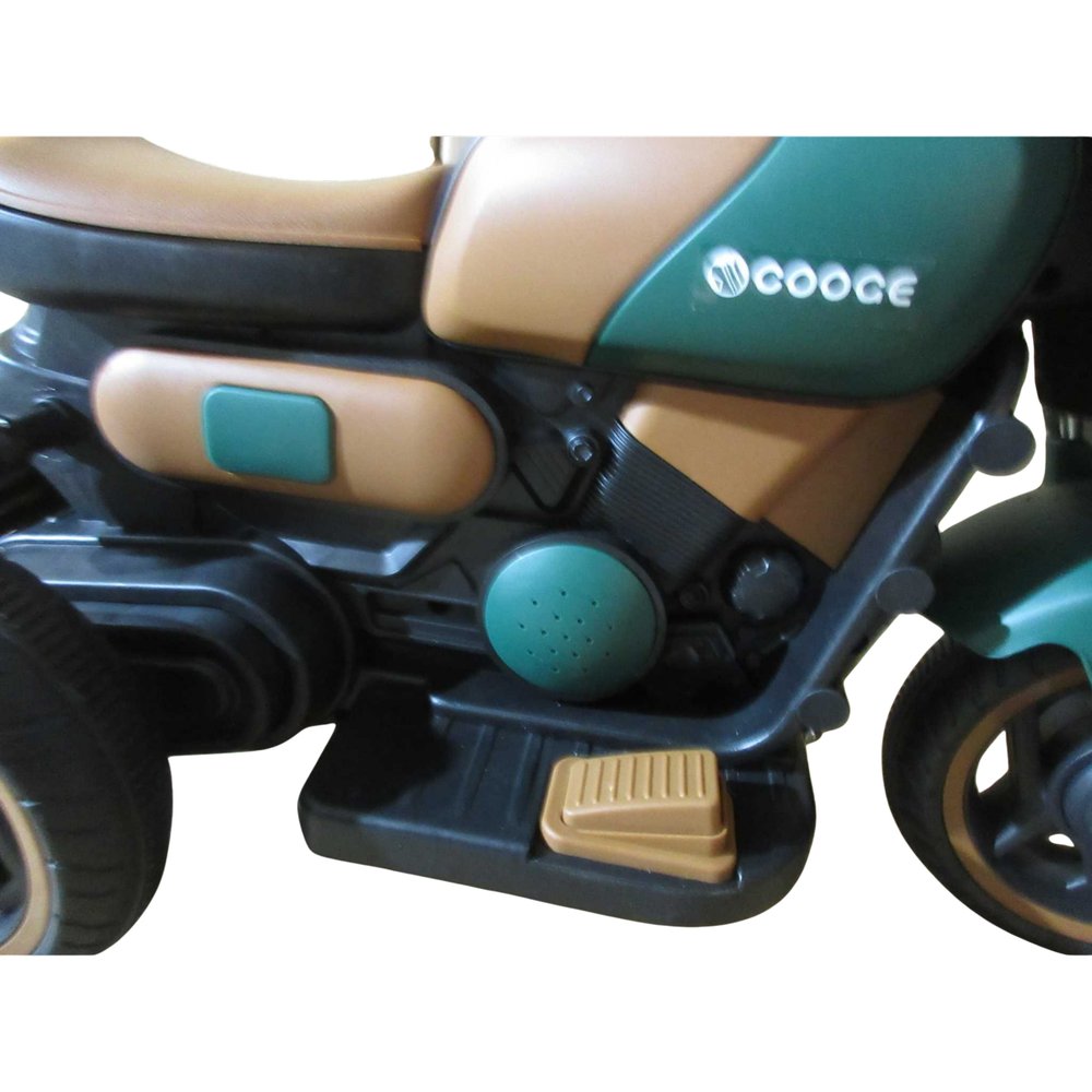 Moto Elétrica Infantil Prime Retrô - Verde - Imagem 8