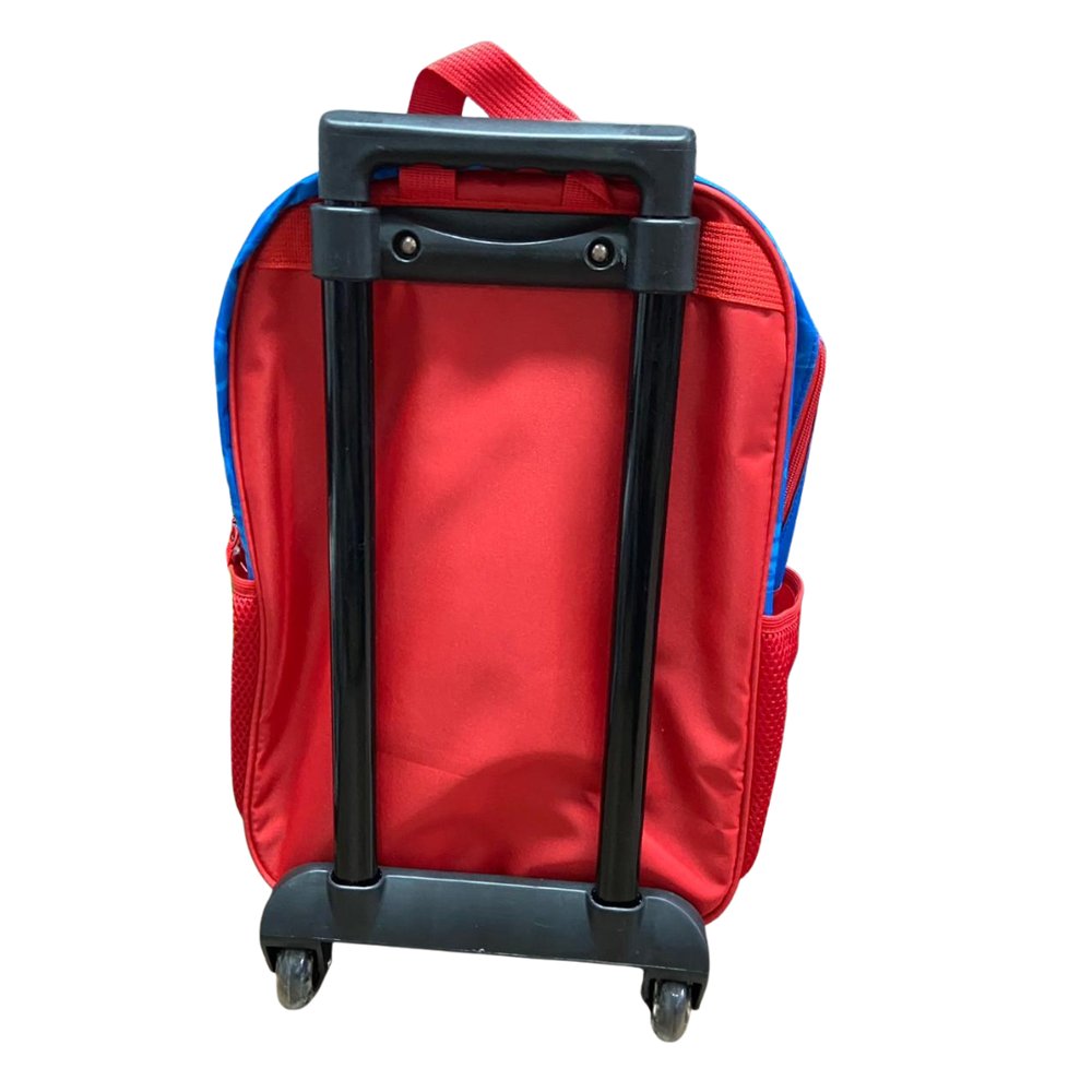 Mochila Infantil de Rodinhas Carros Sortida Resistente Escolar Masculina Grande - Imagem 2