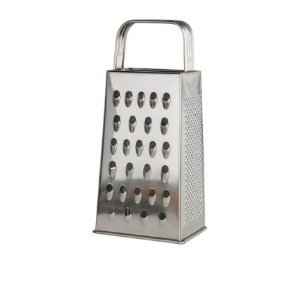 Ralador de Queijo e Legumes 4 Faces Aço Inox 23cm Antioxidante Multiuso