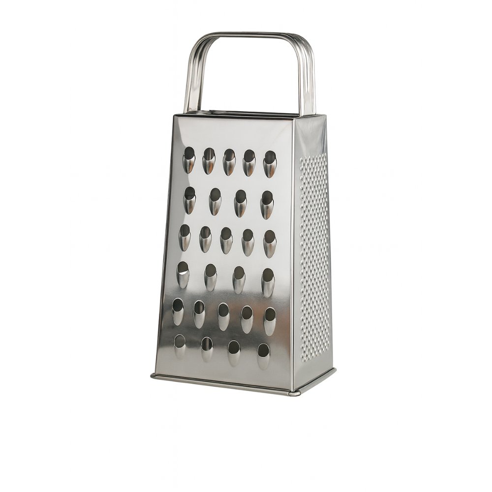 Ralador de Queijo e Legumes 4 Faces Aço Inox 23cm Antioxidante Multiuso