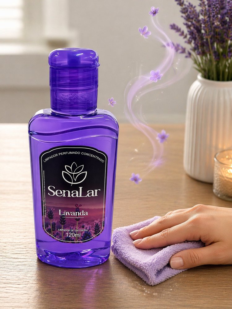 Limpador Perfumado Aroma Intenso Lavanda 120ml - Imagem 2