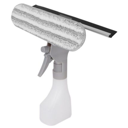 Rodo Limpa Vidro com Recipiente 28cm Plástico Sortido Ferramenta Limpeza Janela