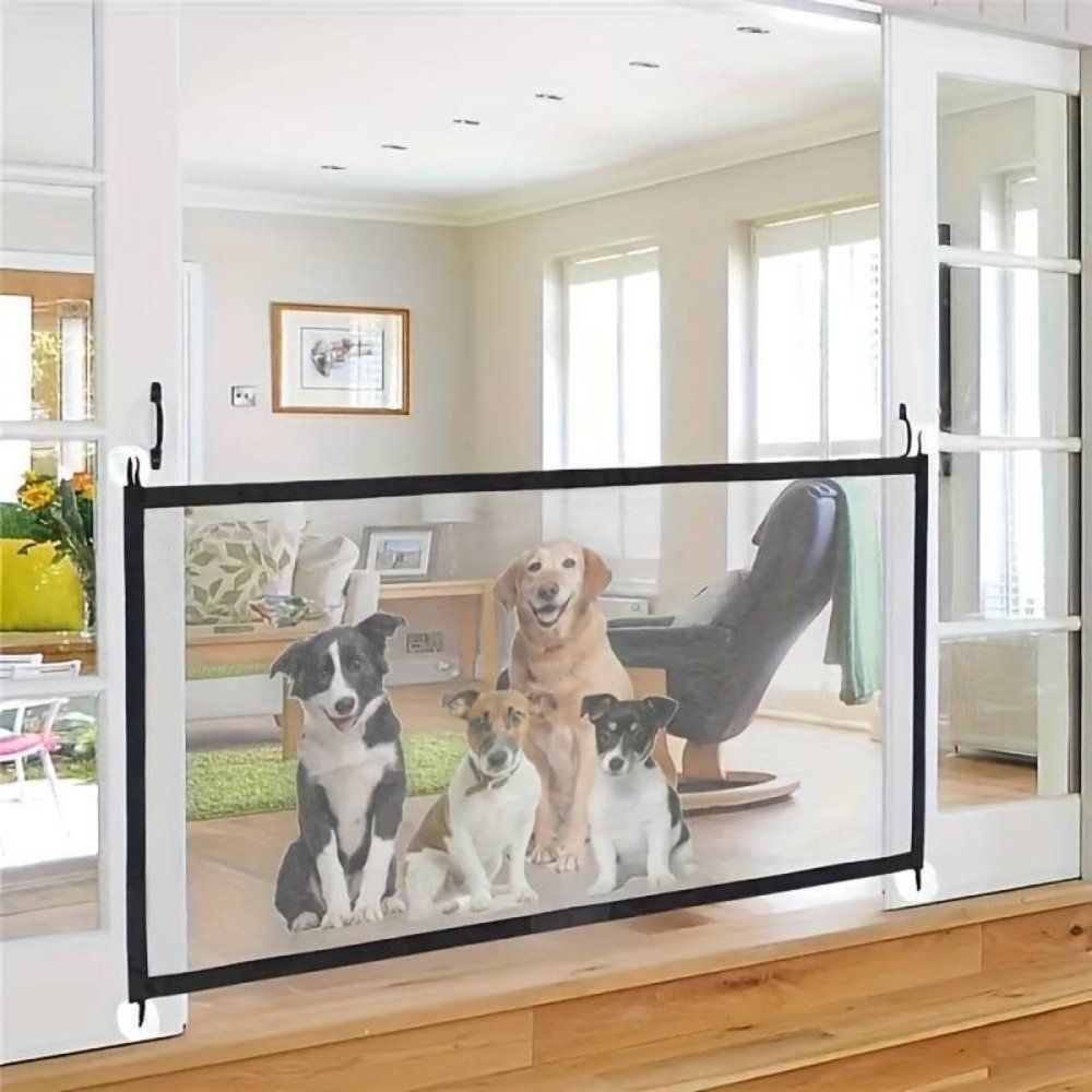 Tela de Proteção para Cães e Gatos 1,5x1,5m Rede Transparente Resistente UV Segurança Varanda Janela - Imagem 3