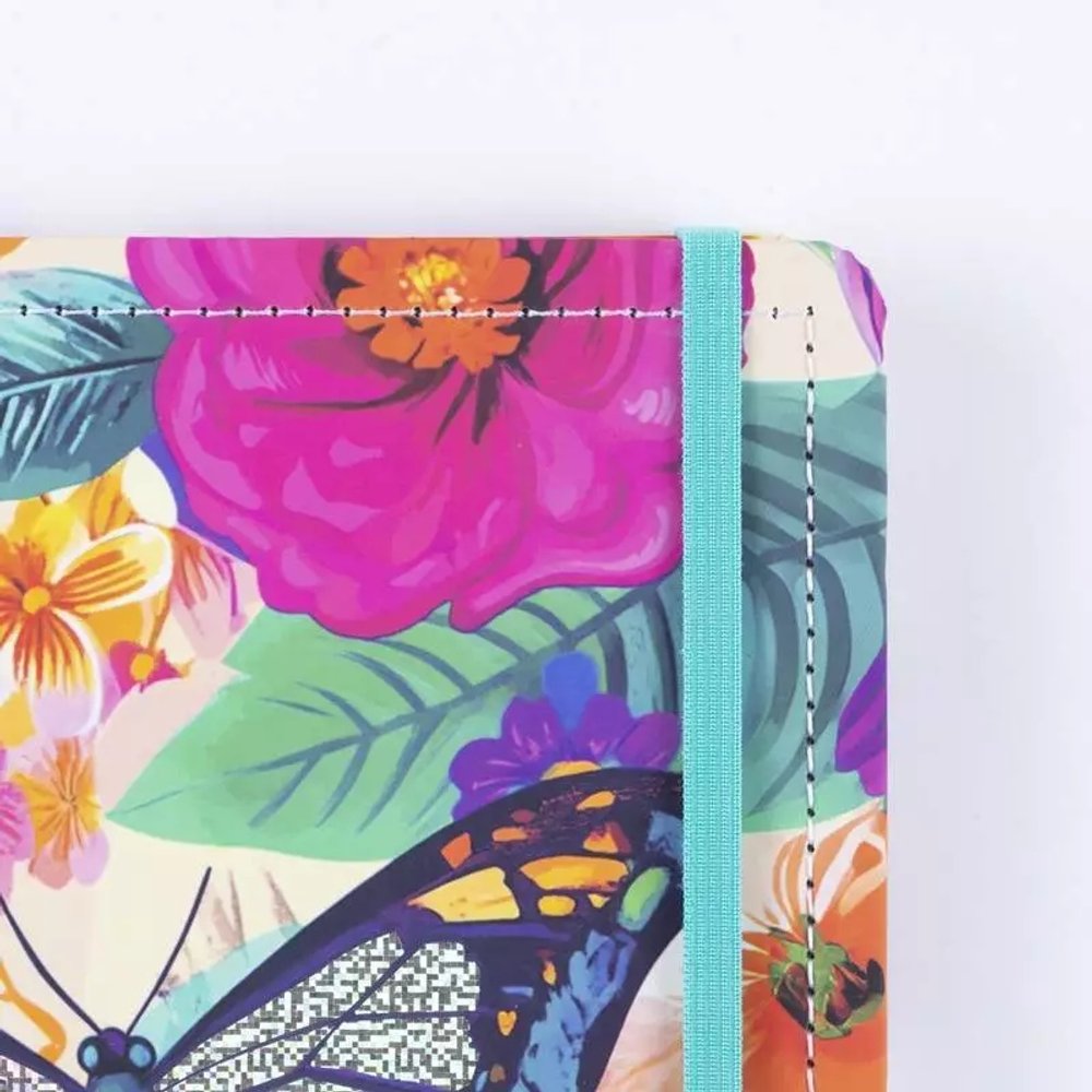 Caderno Butterfly Disko Capa Dura Médio M Disco Reposicionável - Imagem 10
