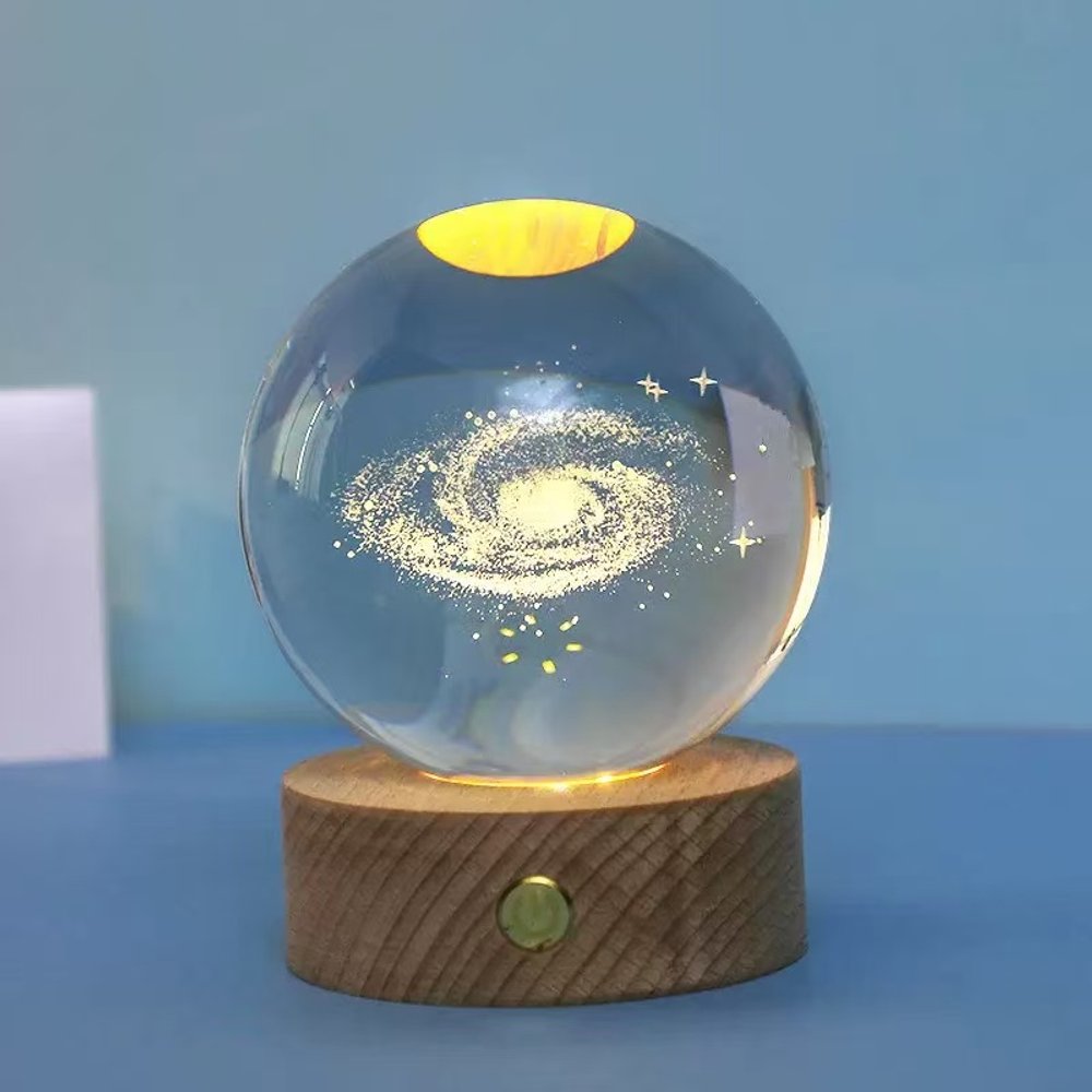 Luminária Bola de Cristal Galáxia - Imagem 2
