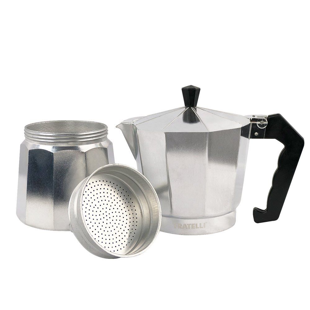 Cafeteira Italiana Moka Express Alumínio 9 Xícaras Café Tradicional Rápida e Prática - Imagem 2