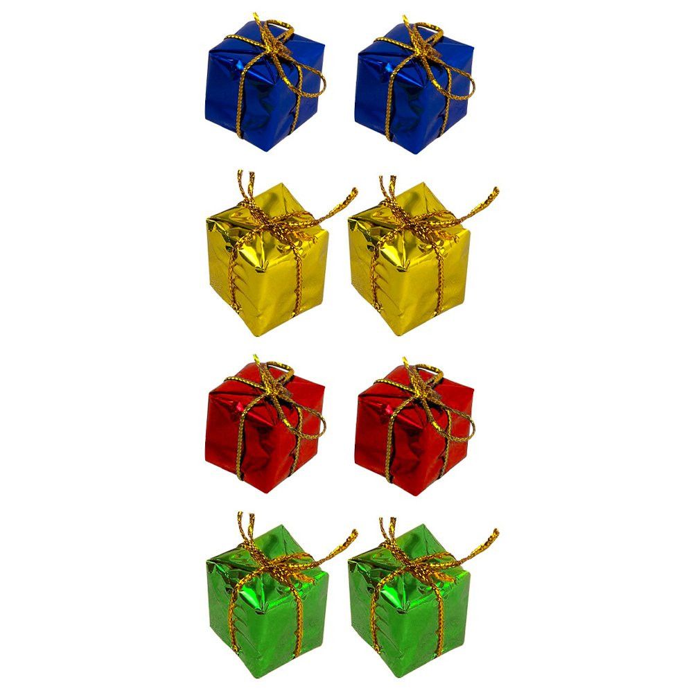Kit Enfeites de Natal Completo 20 Itens Laço Papai Noel Presentes Decoração Natalina - Imagem 4