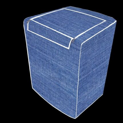 Capa Máquina de Lavar Roupas Abertura Superior Jeans P Resistente Proteção Lavadora