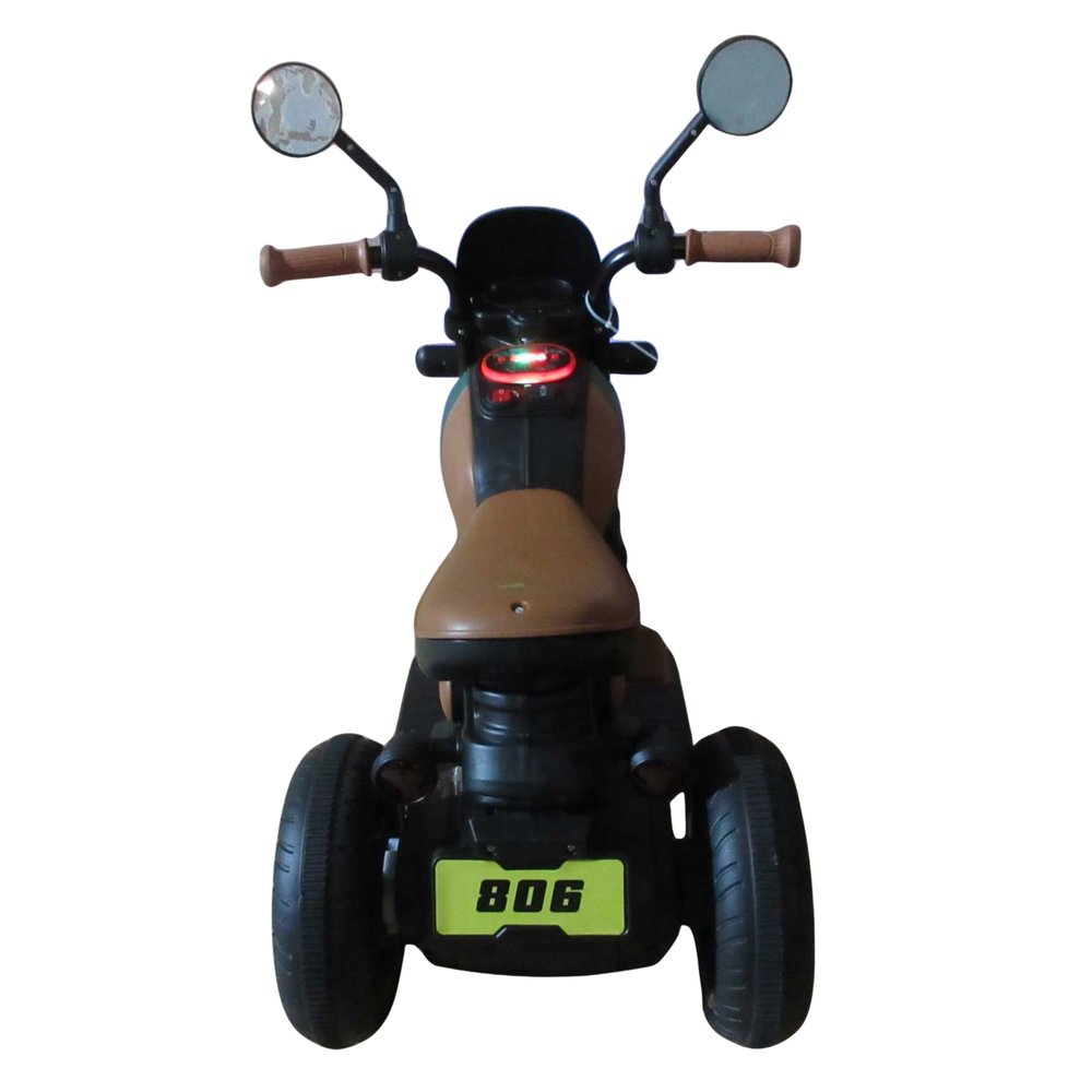 Moto Elétrica Infantil Prime Retrô - Verde - Imagem 5