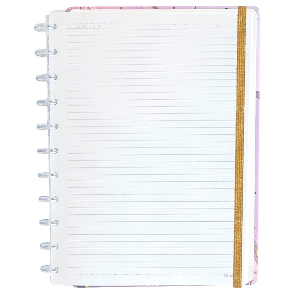 Caderno Gran Lilás Disko Grande G Capa Dura Disco Reposicionável - Imagem 2