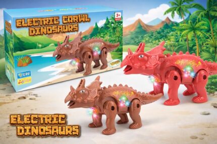 Dinossauro Luminoso Brinquedo Anda Luz Som Movimento