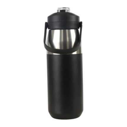 Garrafa Térmica Inoxidável AHU Legendários 750ml Preta Vácuo Bebidas Quentes Frias Durável