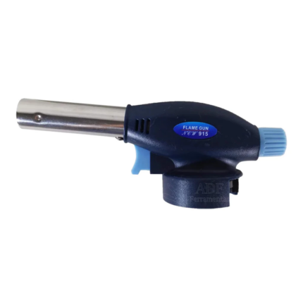 Maçarico Para Culinária Controle Manual Azul Recarregável Gas Butano Profissional Cozinha