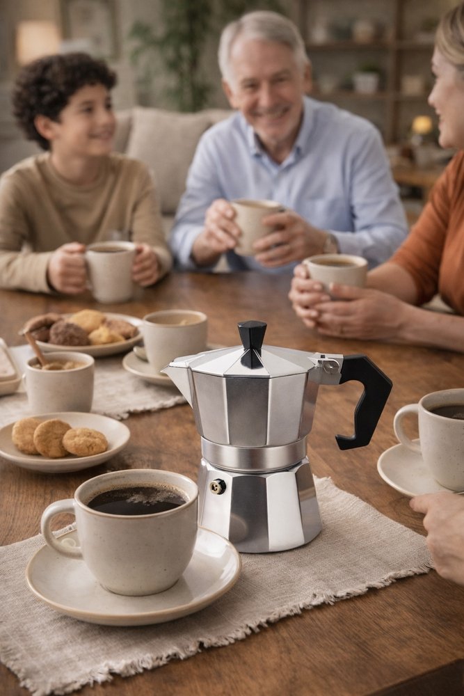 Cafeteira Italiana Inox 3 Xícaras - Imagem 2