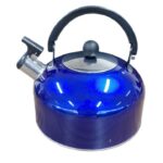 Chaleira Inox 2,5 Litros com Apito Antiaderente Fogão Gás e Indução Sortida