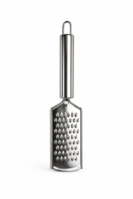 Ralador Inox 24cm Aço Inoxidável Manual Cozinha Queijo Legumes Resistente Durável